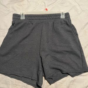Women's medium gray sweat shorts